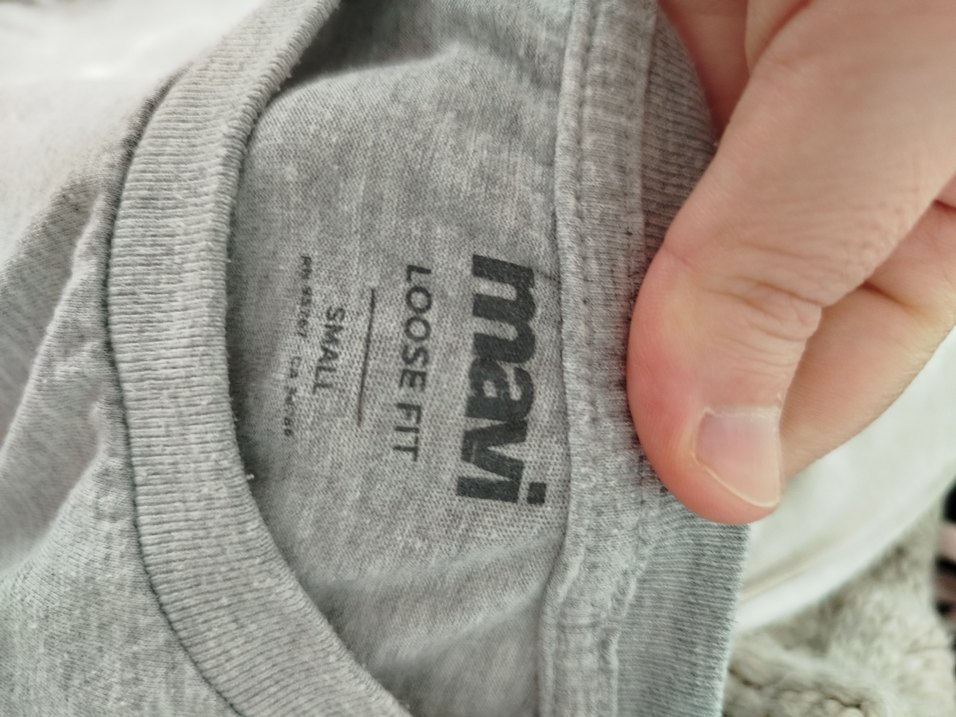 Gri Baskılı Mavi Jeans Erkek Tişört - Görsel 2