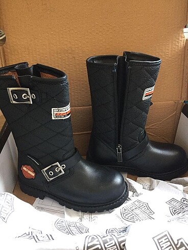 Harley Davidson Kız Çocuk Bot Çizme 28