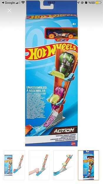 Hotwheels Akrobasi Atlayış Yarış seti