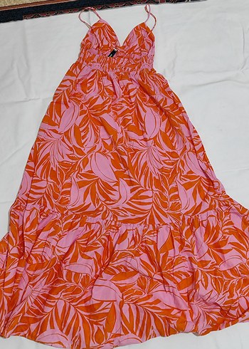 Pembe Desenli Uzun Hamile Bluzu - Görsel 2