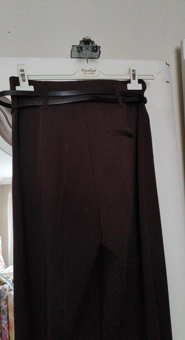 DiLVIN Kahverengi Deri Tokalı Kadın Kemer 36 beden - Görsel 5