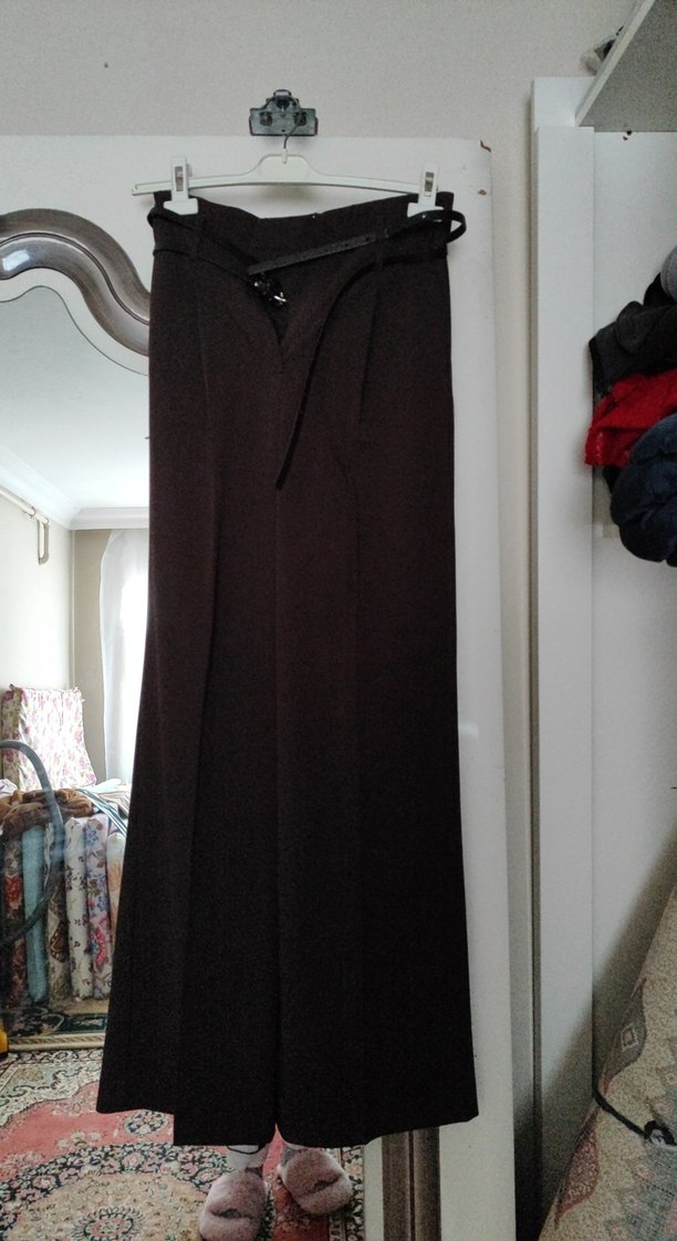 DiLVIN Kahverengi Deri Tokalı Kadın Kemer 36 beden - Görsel 3