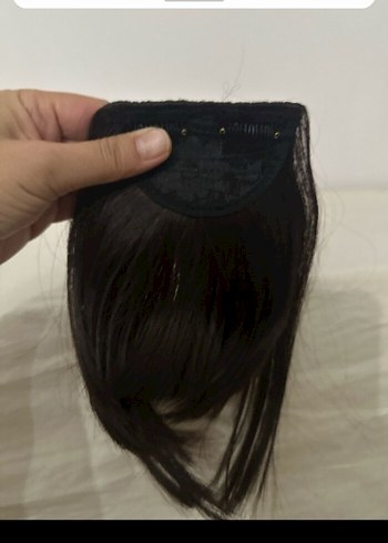 sentetik takma kahkül
koyu kahverengi ve açık kumral renkleri - Görsel 4