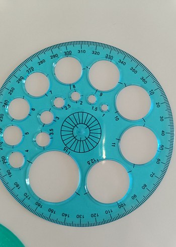 Açı ölçer ve çember çizim aleti - Görsel 3