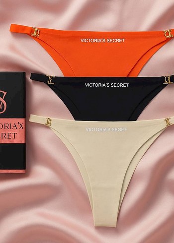Victoria's Secret Çok Renkli Kadın Atletik Külot Seti