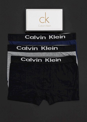 Calvin Klein Erkek Siyah Fit Boxer Seti