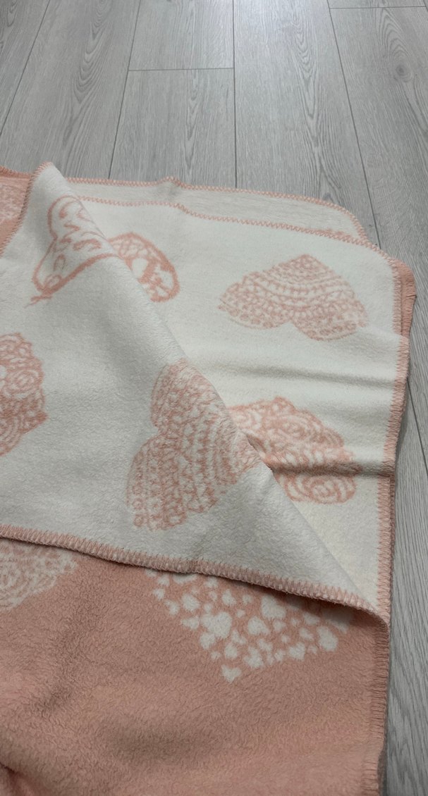 Pembe Baskılı Çocuk Battaniyesi - Görsel 2