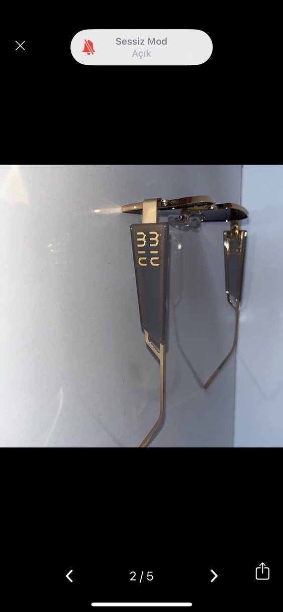 Şeffaf Detaylı Siyah Kadın Güneş Gözlüğü - Görsel 2