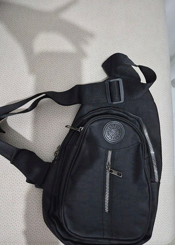 Beden Unisex Siyah Biker Omuz Çantası
