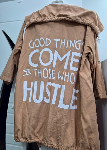 Kadın Bej Kısa Street Wear Ceket