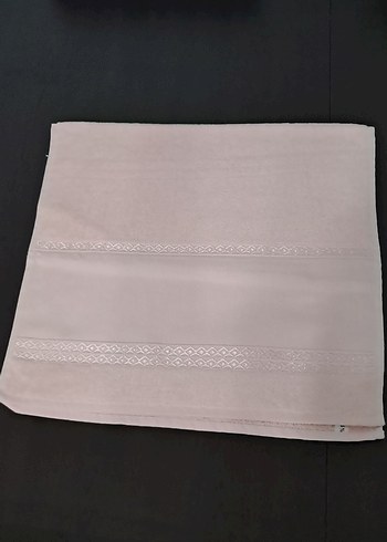 Nakışlı Pastel Pembe havlu - Görsel 3