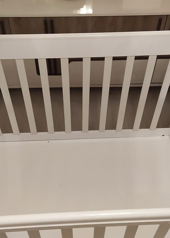 Beyaz Bebek Beşiği ve Sepeti - Görsel 3