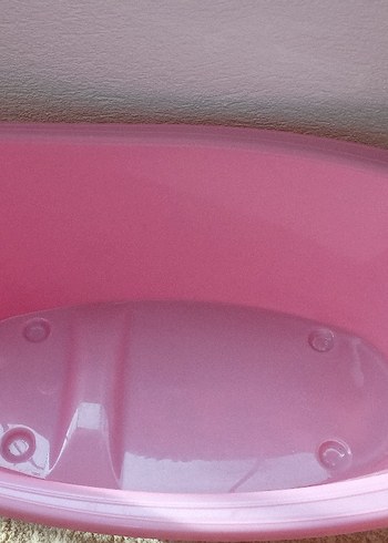 Pembe Pastel bebek banyo seti - Görsel 2