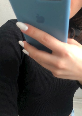 Siyah fitilli yaka detaylı crop - Görsel 2