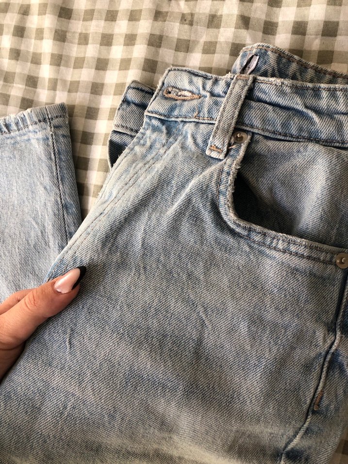 Mavi Pastel Renk Kadın Denim Pantolon - Görsel 3