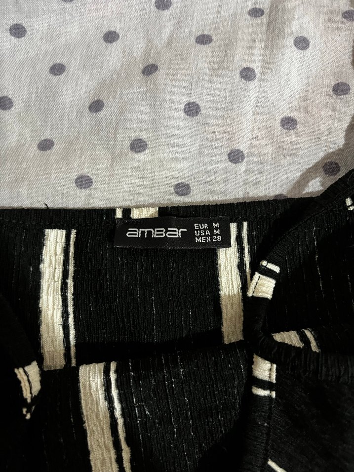 Siyah Çizgili İnce Askılı Kadın Tulum - Görsel 3