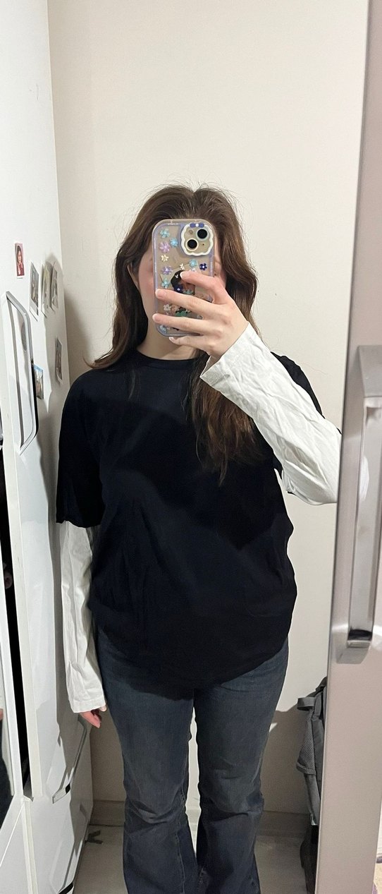 uzun kollu tshirt günlük giyime uygun - Görsel 3