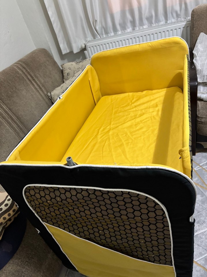 Renkli Sarı Oyun Parkı Yatak - Görsel 3