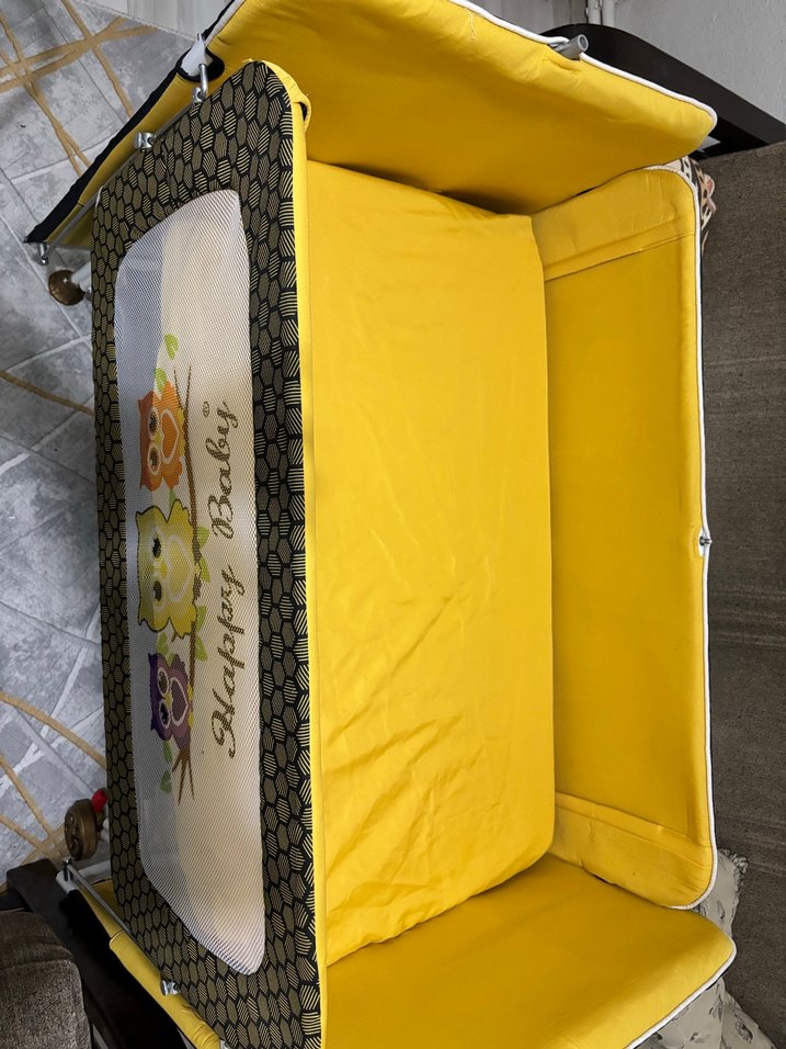 Renkli Sarı Oyun Parkı Yatak - Görsel 2