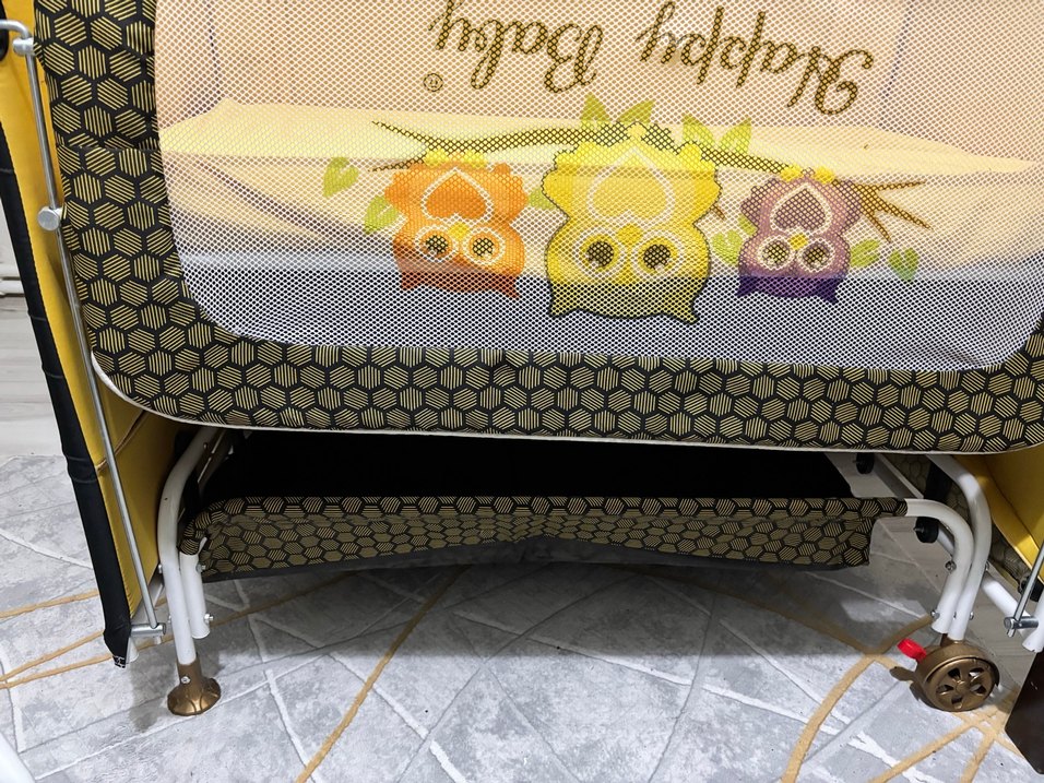 Renkli Sarı Oyun Parkı Yatak - Görsel 4