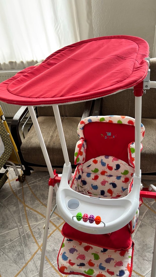 Renkli Çocuk Mama Sandalyesi/salıncak - Görsel 4