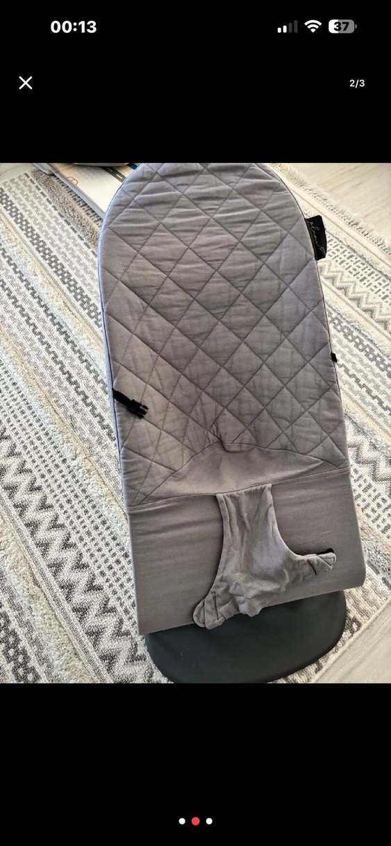 Pierre cardin Gri Bebek ana kucağı /zıpzıp - Görsel 2