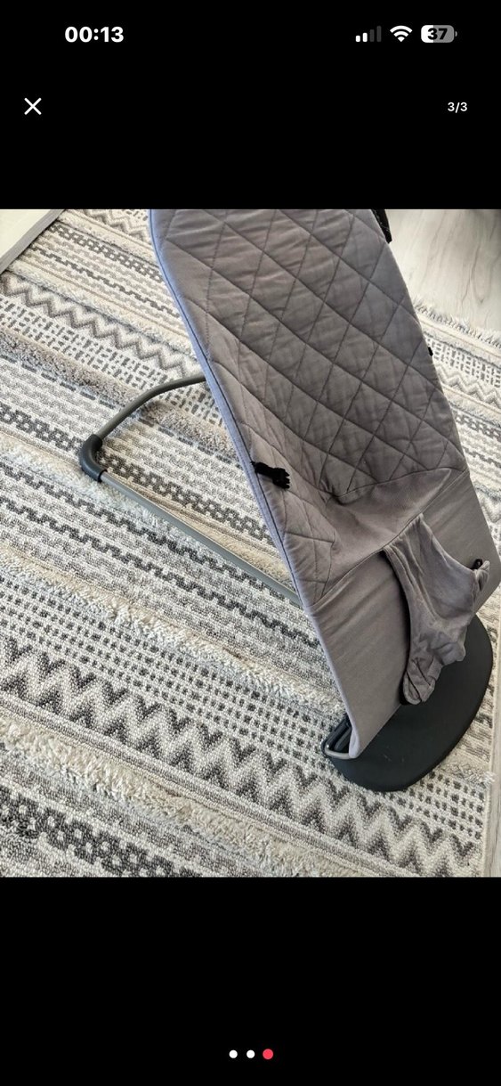 Pierre cardin Gri Bebek ana kucağı /zıpzıp - Görsel 3