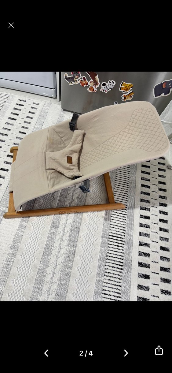 Beyaz Bebek Taşıma Askısı - Görsel 3