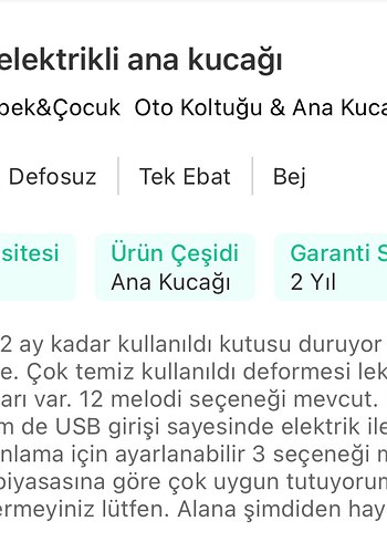 Diğer Gri kahverengi bebek beşiği elektrikli ana kucağı