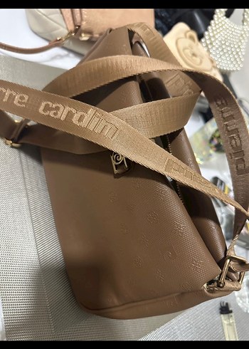 Pierre Cardin Kahverengi Deri Kadın Çanta
