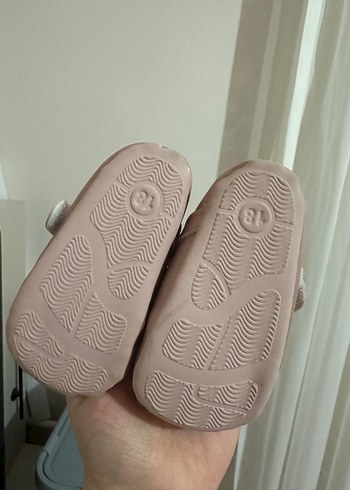 Pembe Nakışlı Kız Çocuk Babet - Görsel 3