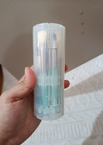  Beden Renk Turkuaz Makyaj Fırça Seti 6'lı
