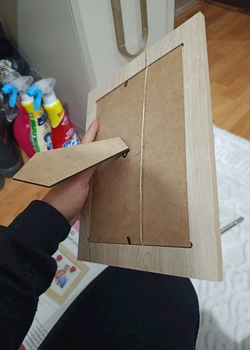  Beden pembe Renk Ahşap Fotoğraf Çerçevesi