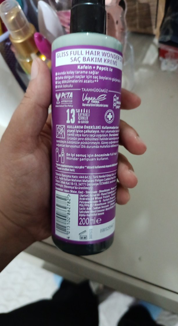 gliss krem sprey + serum - Görsel 2