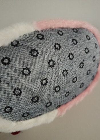 Kız Çocuk Renkli Peluş Sıcak Ev Terliği - Görsel 5