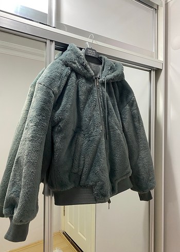 ZARA ÇİFT TARAFLI SUNİ DERİ BOMBER CEKET - Görsel 5