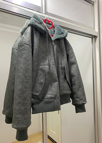 ZARA ÇİFT TARAFLI SUNİ DERİ BOMBER CEKET - Görsel 2