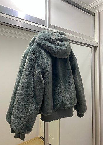 ZARA ÇİFT TARAFLI SUNİ DERİ BOMBER CEKET - Görsel 4