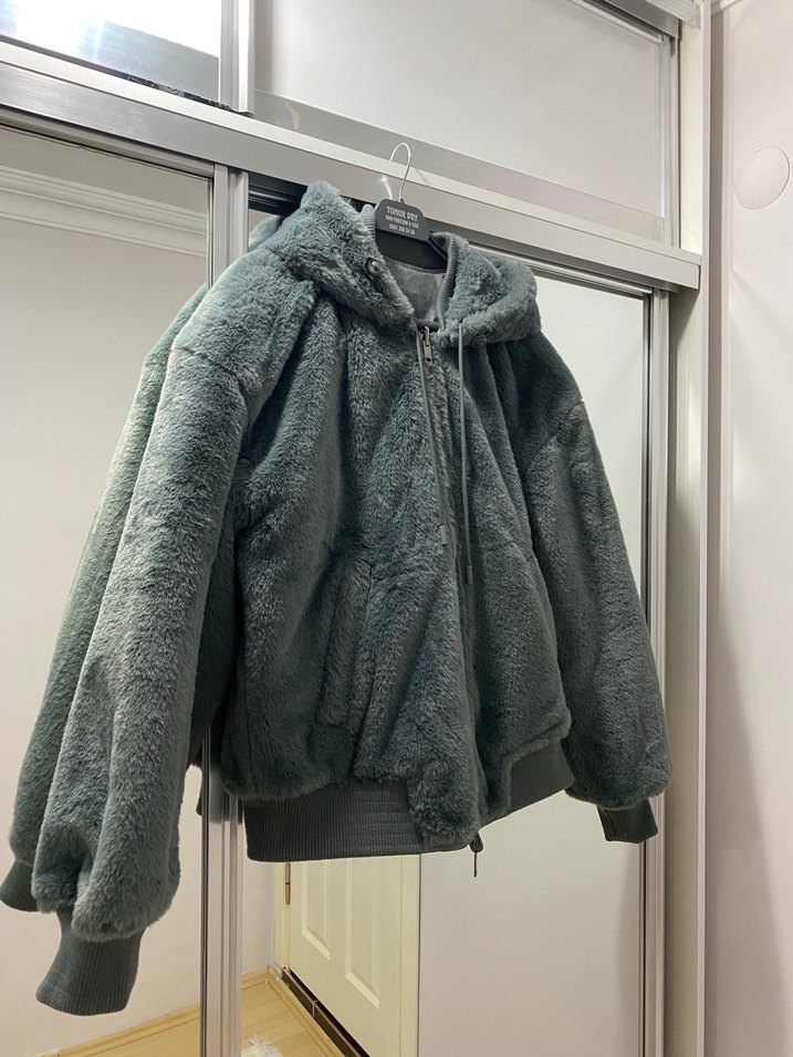 ZARA ÇİFT TARAFLI SUNİ DERİ BOMBER CEKET - Görsel 5