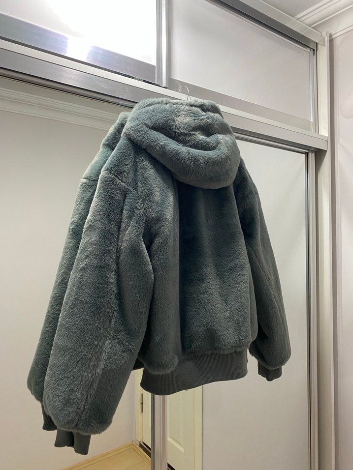 ZARA ÇİFT TARAFLI SUNİ DERİ BOMBER CEKET - Görsel 4