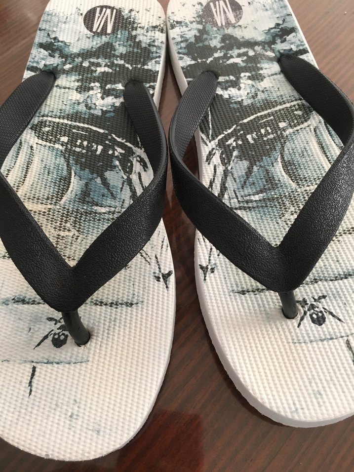 Bohem Tarzı Baskılı Erkek Terlik - Görsel 2