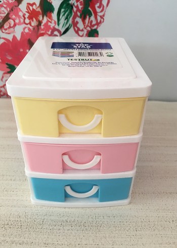 Ikea Pastel Renkli Mini düzenleyici