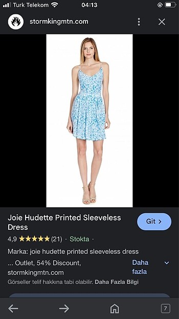 Joie İpek elbise