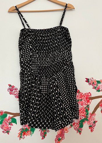 Kadın Siyah Mini Tulum - - Görsel 5