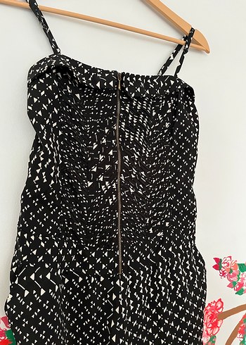 Kadın Siyah Mini Tulum - - Görsel 6