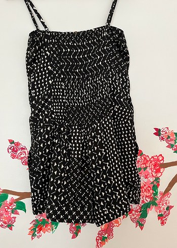 Kadın Siyah Mini Tulum - - Görsel 4