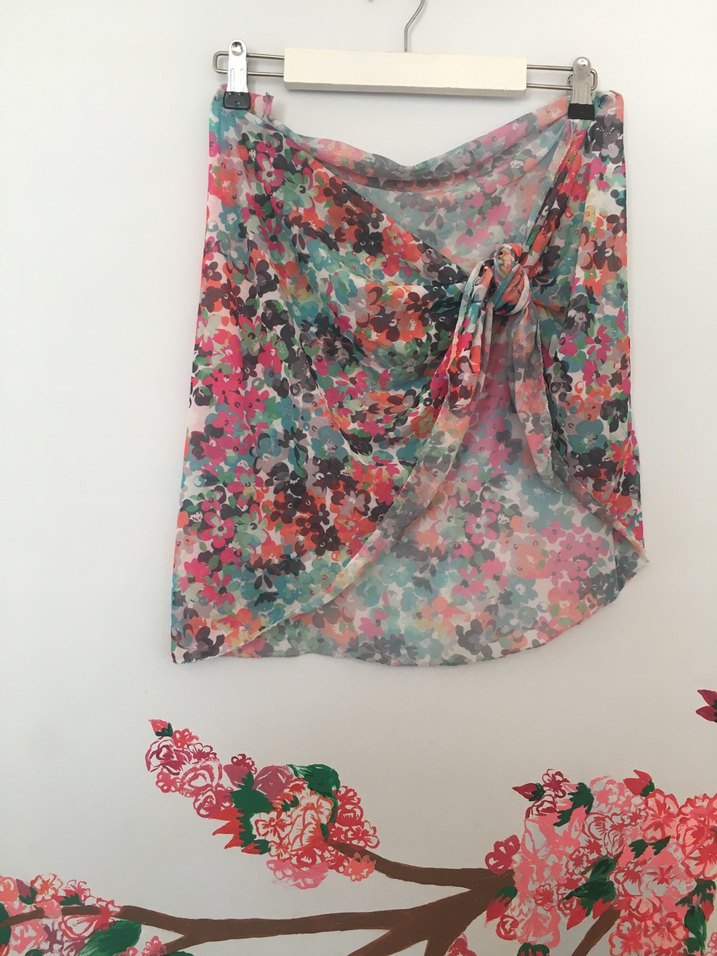 Kadın Çok Renkli Bohem Pareo - Görsel 2