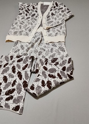 Uzun Kollu, Mini Boy, Desenli Lohusa Pijama Takımı - Görsel 2