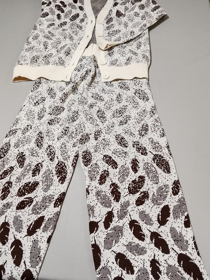 Uzun Kollu, Mini Boy, Desenli Lohusa Pijama Takımı - Görsel 4