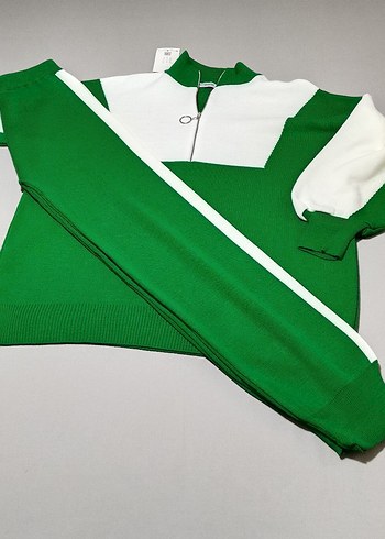 Yeşil Fermuarlı Erkek Spor Forması - Görsel 4